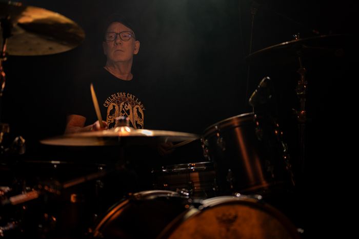 John Wythes plays drums with Terry Hackbarth and Friends.