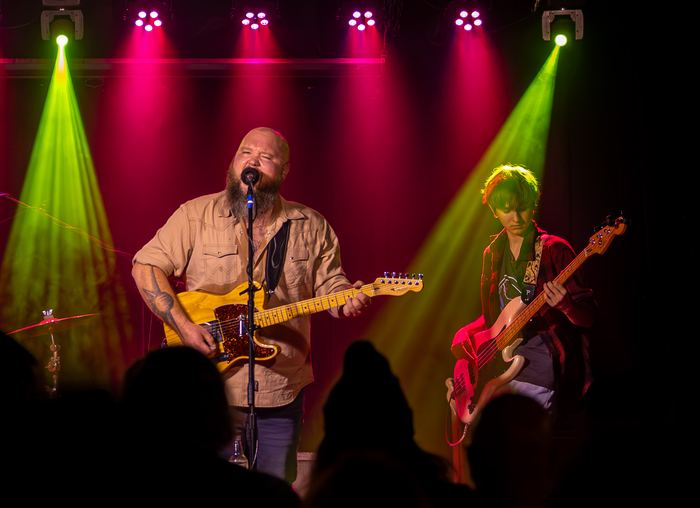 Ricky and Donovan Ganiere play together — Donovan's first bar gig ever.