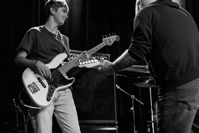 Ricky and Donovan Ganiere play.