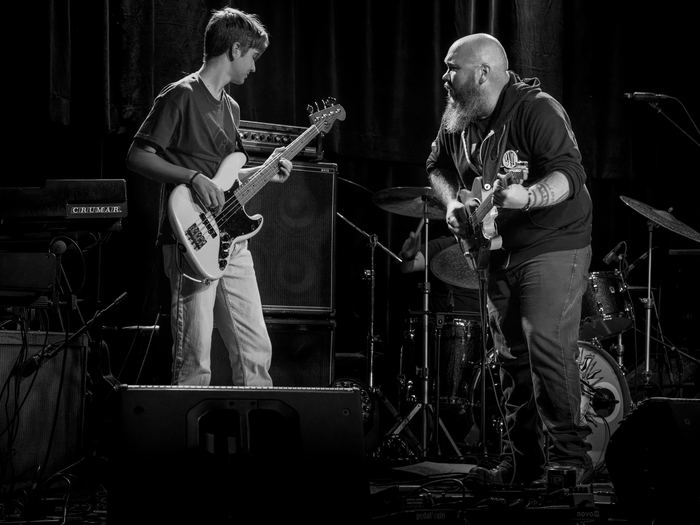 Ricky and Donovan Ganiere play.