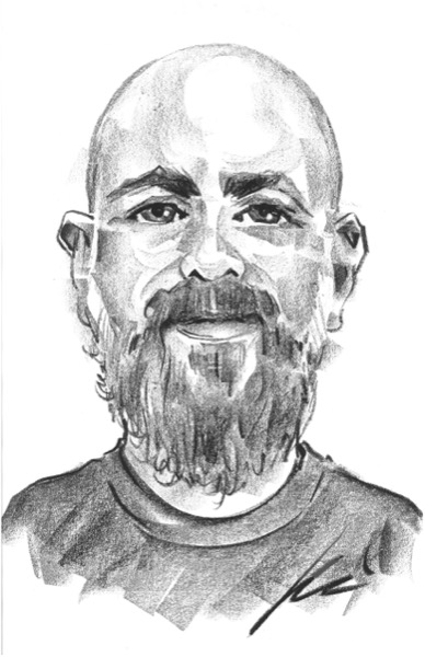 Pencil portrait of Tim